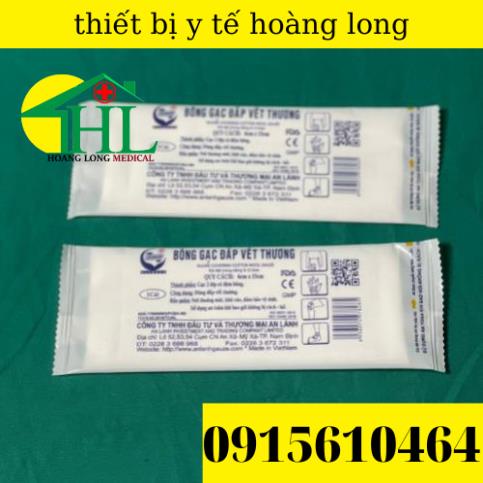 combo 10 miếng bông gạc đắp vết thương AN LÀNH 6cmx15cm