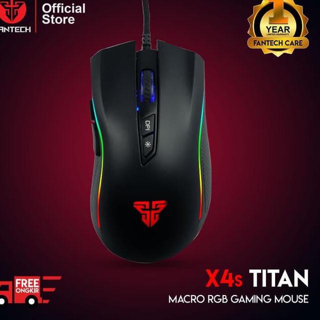 Chuột Gaming Fantech X4s Titan Macro Pro Rgb