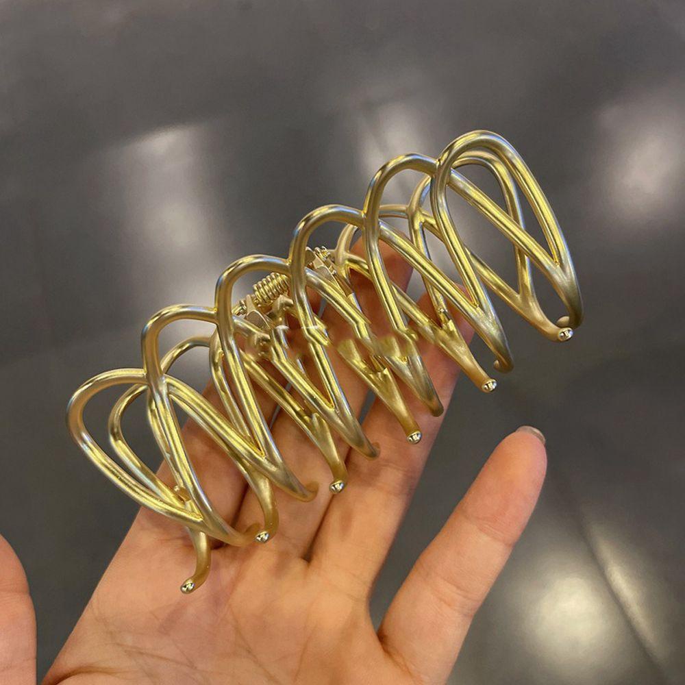 Kẹp Tóc Càng Cua Bằng Kim Loại Phong Cách Cổ Điển Sang Trọng Cho Nữ