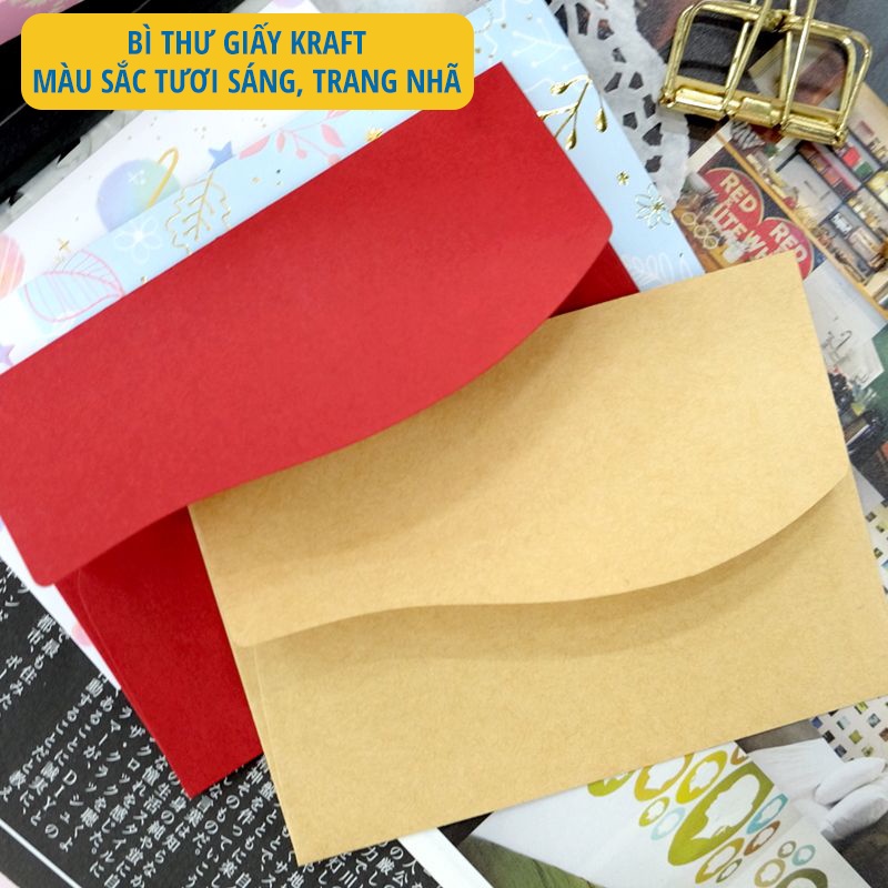 Thiệp giấy chủ đề Cảm ơn Thank you Card Cao Cấp Nhập Từ Đài Loan TK1530 Chữ Nhũ Vàng Họa tiết Cute 10.5x7.2cm