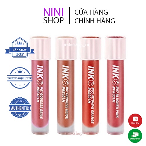 Son kem lì Peripera Ink Matte Blur Tint 3.8g