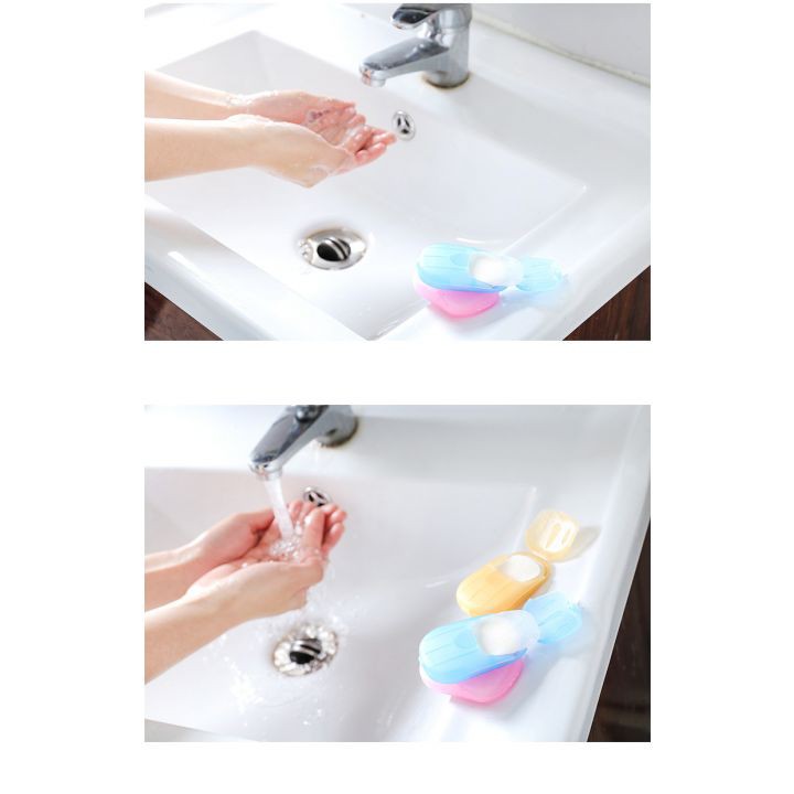 hộp xà phòng giấy tiện lợi,1 hộp được nhiều miếng,tiện lợi đi du lịch.đi học.đi làm,chống vi khuẩn bảo vệ sức khoẻ. | BigBuy360 - bigbuy360.vn