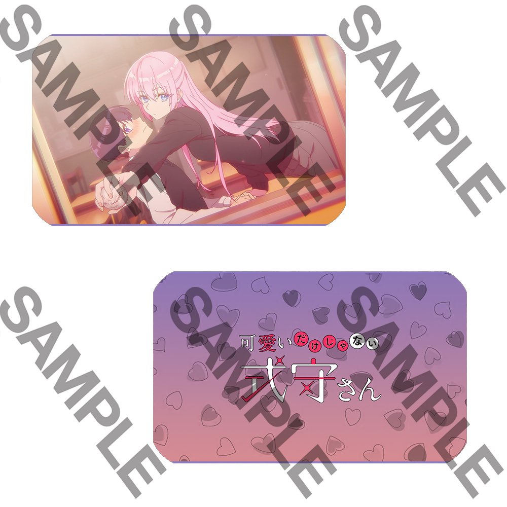 Ảnh card bo góc in hình SHIKIMORI-SAN CỦA TÔI KHÔNG CHỈ DỄ THƯƠNG thẻ bo viền 5*8cm anime chibi