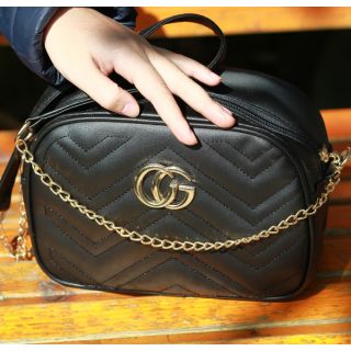 Túi xách hộp CG màu Đen