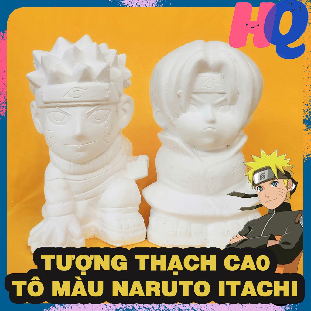 Tượng tô màu NARUTO cỡ LỚN, tượng thạch cao cho bé phim hoạt hình NARUTO