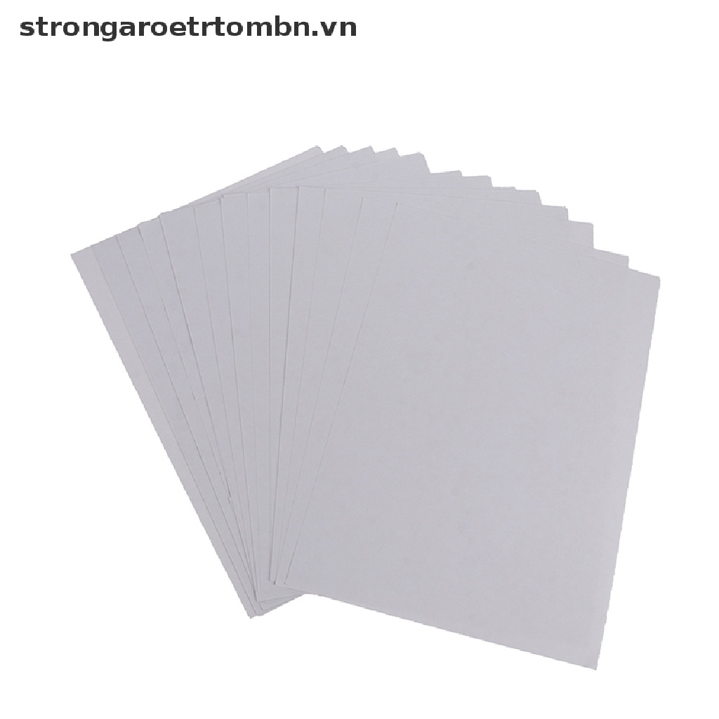 Set 25 Tấm Nhãn Dán Tự Dính Khổ A4 Màu Trắng