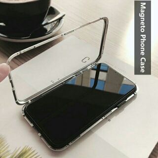 Ốp lưng kính hít nam châm IPhone X  hiệu Shengo