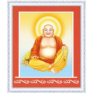 Tranh thêu chữ thập PHẬT 40x48cm)chưa thêu 5d 88862