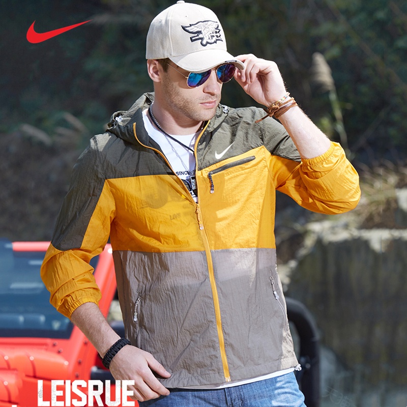 Áo Khoác Hoodie Nike 100% Mỏng Chống Nắng/Chống Thấm Nước Thời Trang Mùa Hè Cho Nam Và Nữ