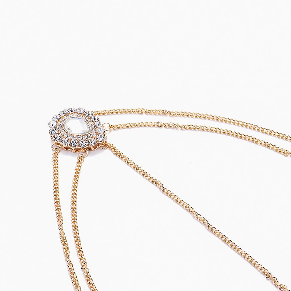 Chuỗi đeo đầu SKJK phong cách bohemian sang trọng cho nữ