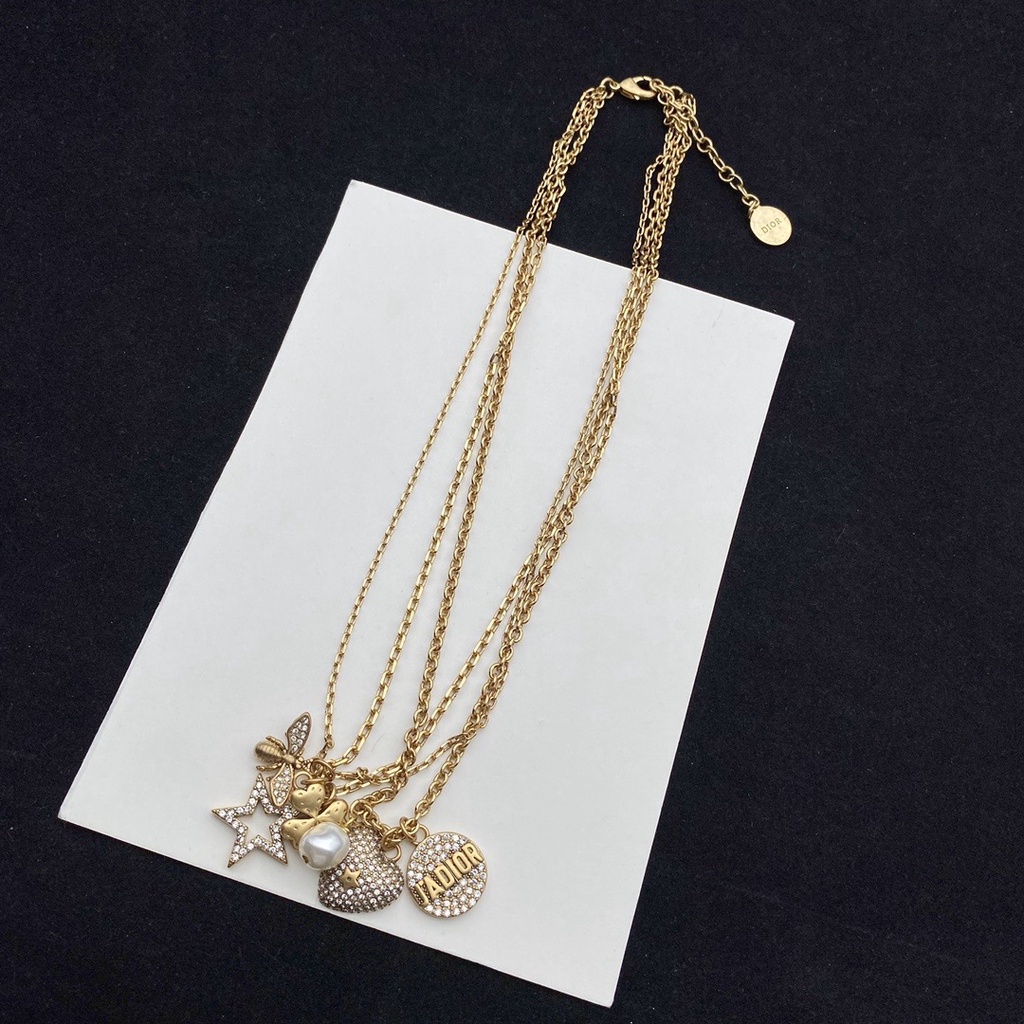 Vòng Cổ/Vòng Cổ Nhiều Lớp Dior Thời Trang Dễ Thương Chất Lượng Cao