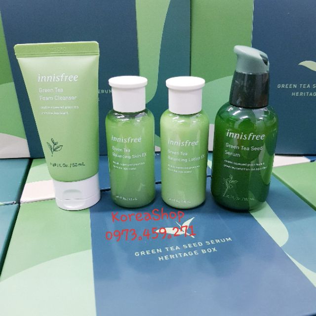 Set serum trà xanh bản giới hạn xinh xắn mẫu mới nhất