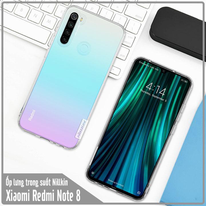 Ốp lưng Xiaomi Redmi Note 8 TPU trong suốt Nillkin NATURE