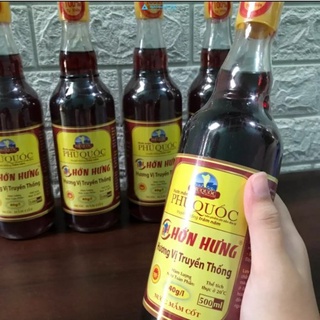 (1 chai 500ml) nước mắm TRUYỀN THỐNG PHÚ QUỐC HIỆU HỚN CỰC NGON