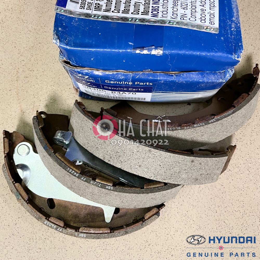 Bộ má phanh sau & trước Hyundai Grand i10 🚘 chính hãng HYUNDAI MOBIS Ấn Độ 🎯 Bố thắng trước sau Hyun