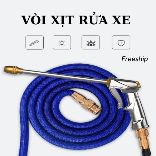 Vòi Rửa Xe, Vòi Xịt Rửa Xe Đa Năng, Áp Suất Cao Siêu Mạnh, Siêu Sạch IKA.HOME