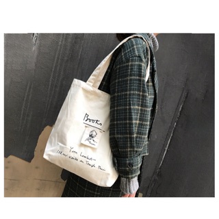 Túi Tote vải Books