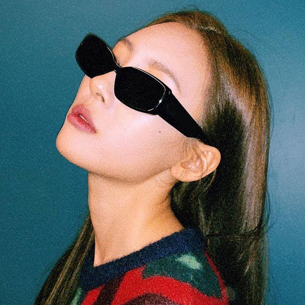 JARRED Kính Mát Hình Chữ Nhật Chống Tia UV400 Chống Bức Xạ Phong Cách Hàn Quốc Cho Nam Và Nữ