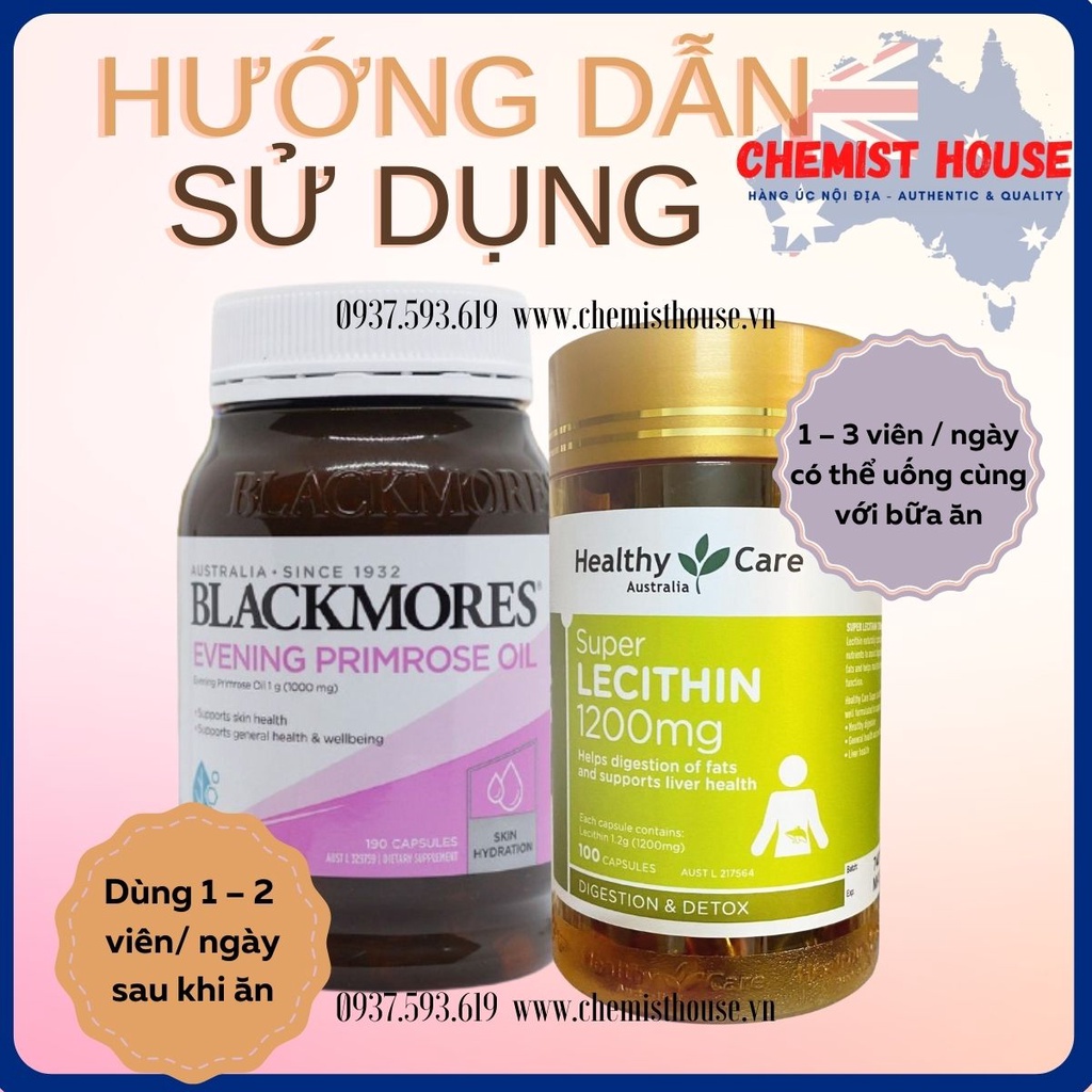 Combo Tăng Cường Nội Tiết Tố Nữ (Blackmores Anh Thảo + Mầm Đậu Nành)