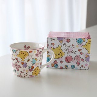 Cốc Uống Nước Hình Gấu Pooh Và Heo Con Đáng Yêu