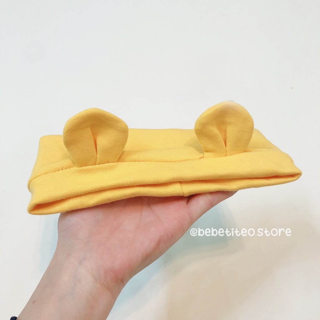Băng Đô Tai Gấu Turban Tai Gấu Hàn Quốc Siêu Yêu Cho Bé Bebé Tí Tẹo PKT02