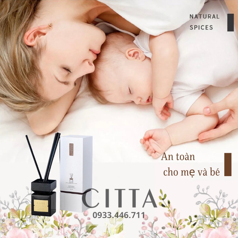 Tinh dầu tán hương thơm phòng CITTA thiên nhiên không cồn cao cấp CT005 100ml Sunqueen