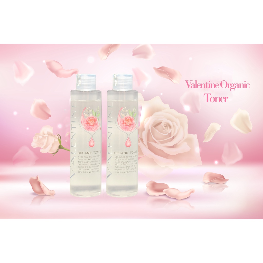 Nước hoa hồng (Valentine Organic Toner) 150ml - Sao Thái Dương