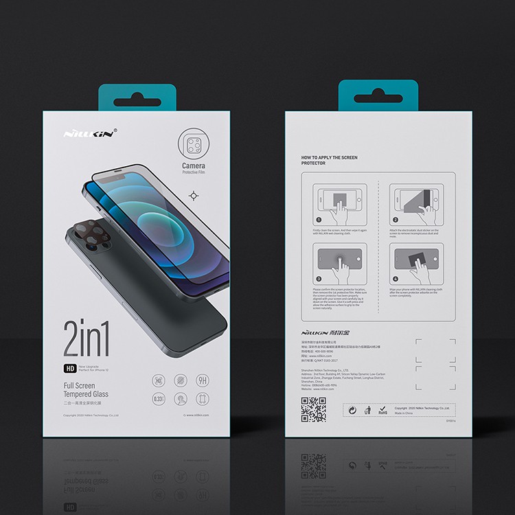 Kính Cường Lực Nillkin Full Màn Hình HD 2in1 I iPhone 12 Series