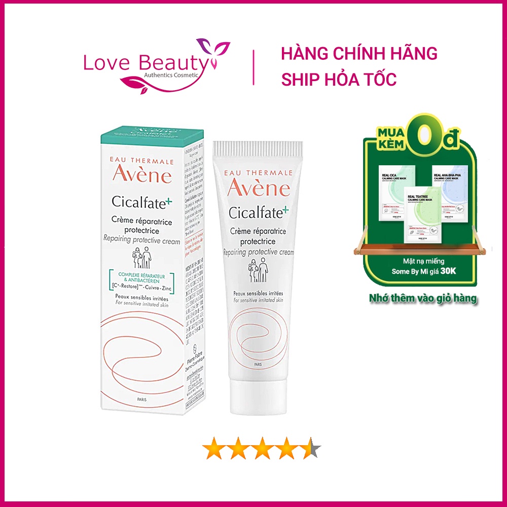 Kem liền sẹo, phục hồi da Avene Cicalfate+ Repairing Protective Cream