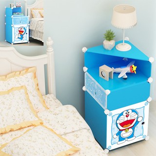 Tủ nhựa lắp ghép 3 tầng để đầu giường  tủ đầu giường tủ nhựa ghép thông minh