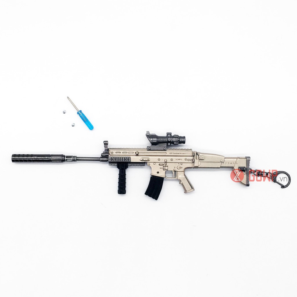 Mô hình Scar-L Full Options 28cm PUBG