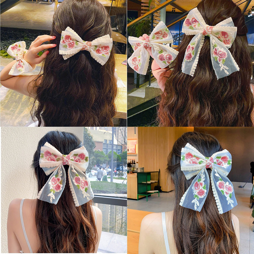 iF YOU Kẹp tóc   kiểu nơ xinh xắn dành cho nữ