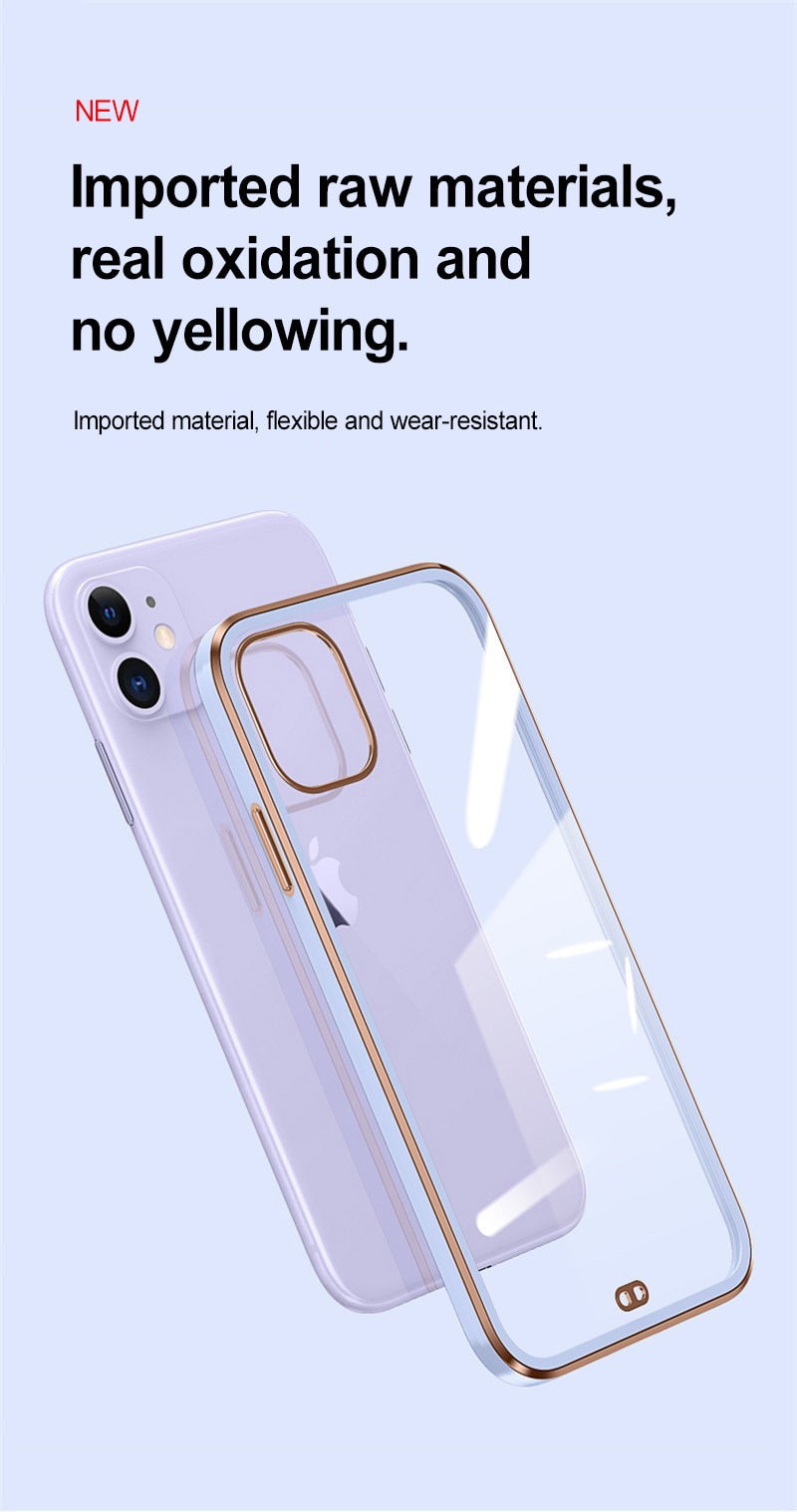 Ốp Silicon Trong Suốt Viền Màu Cho Iphone 13 Pro max 11 Pro Max 7 8 Plus X Xs Max Se 2020 | BigBuy360 - bigbuy360.vn