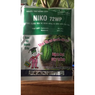 THUỐC TRỪ BỆNH NIKO 72WP_100G