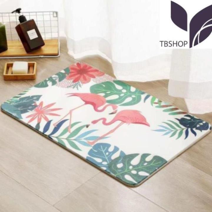 Thảm đá nhà tắm siêu thấm 60x40x0.9 cm - cao cấp, sang trọng (đủ mẫu lựa chọn)