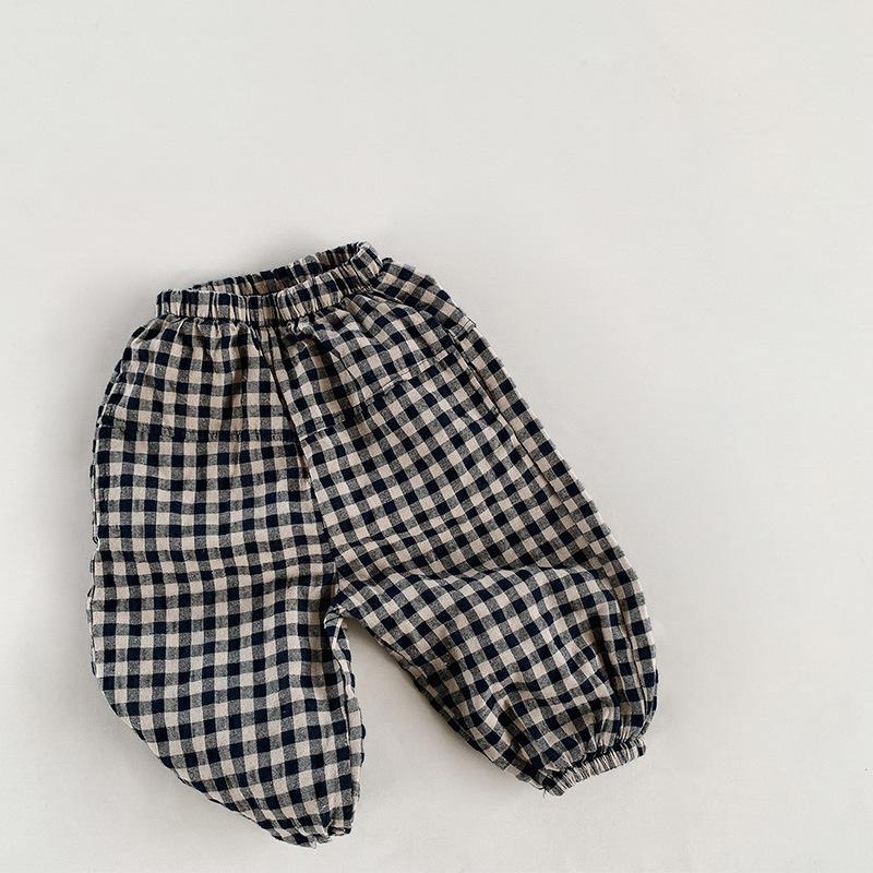 Quần bí caro phong cách Vintage cho bé