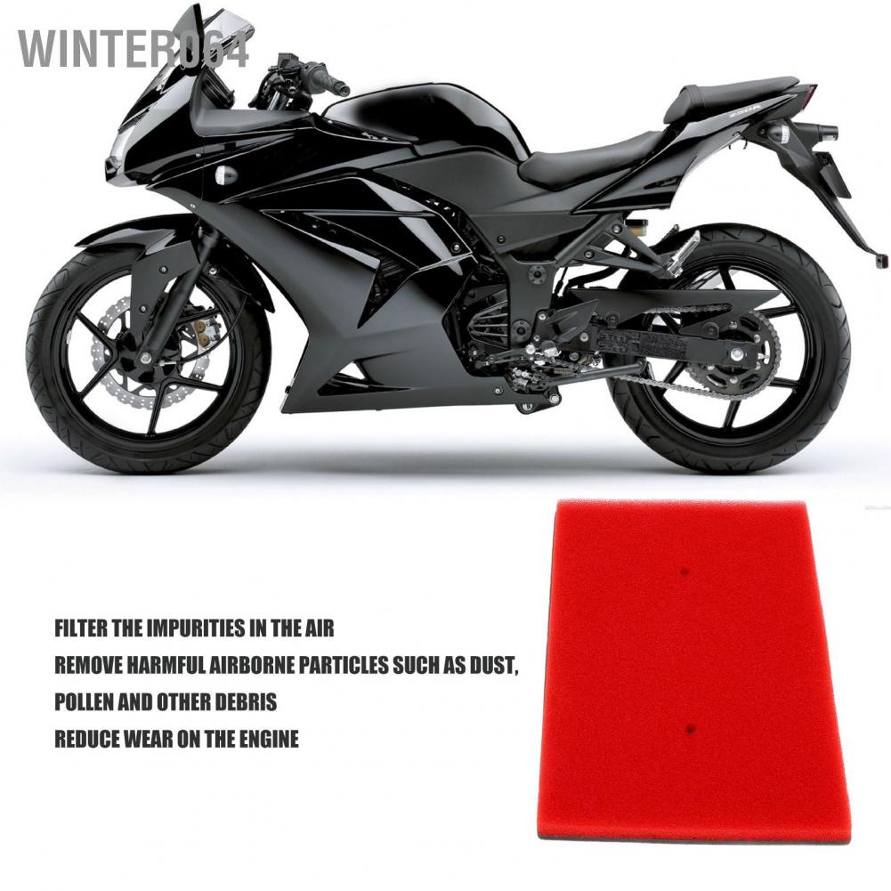 Winter064 Winter064 Bọt lọc gió xe máy 11013‑0020 Thay thế giảm mài mòn cho Ninja 300 EX300 ABS KRT Edition 2016‑2017