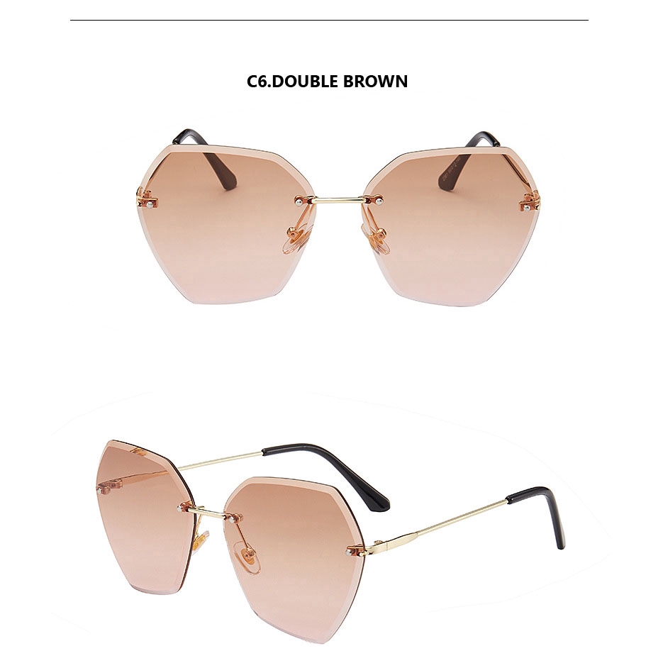 Kính mát đính đá phong cách cổ điển thời trang cho nữ