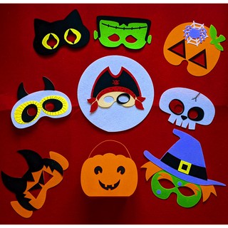 Áo choàng, mặt nạ, giỏ xin kẹo Haloween, quà tặng cho các bé từ 2-8 tuổi
