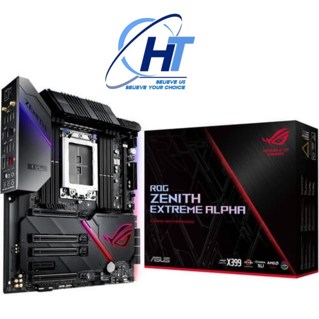 Mainboard Asus ROG ZENITH EXTREME ALPHA (AMD X399, TR4, E-ATX, 8 Khe RAM DDR4)