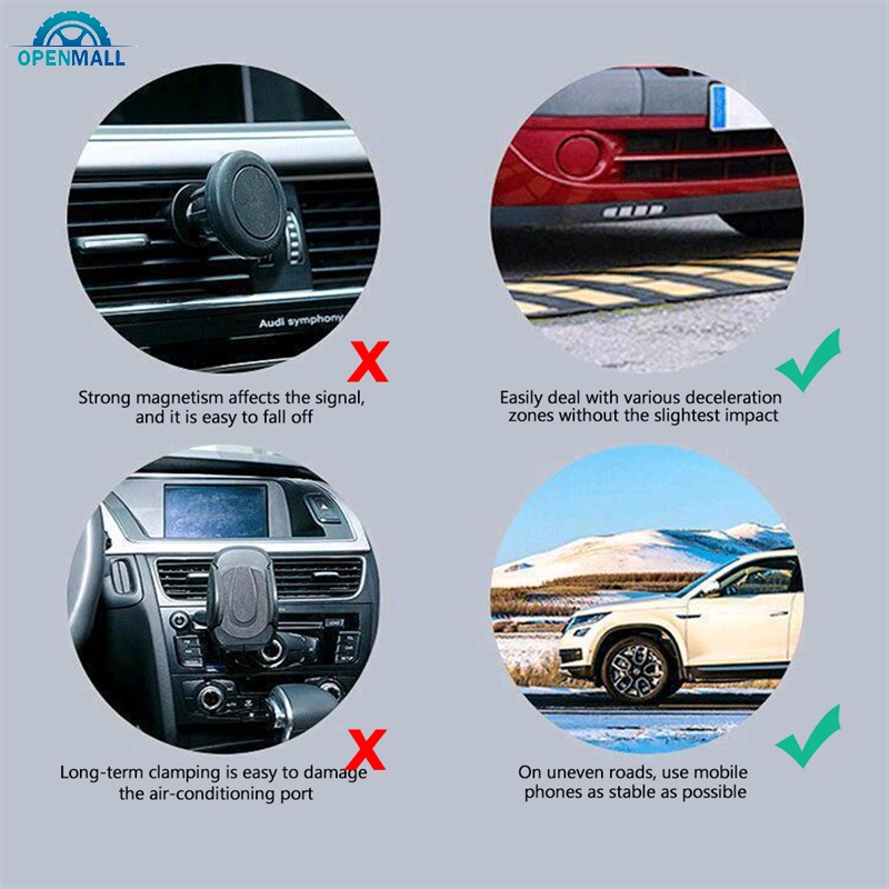 Giá Đỡ Điện Thoại Gắn Gương Chiếu Hậu Xe Hơi Xoay 360 Độ Tiện Dụng° Giá Đỡ Điện Thoại Gắn Xe Hơi Tiện Lợi