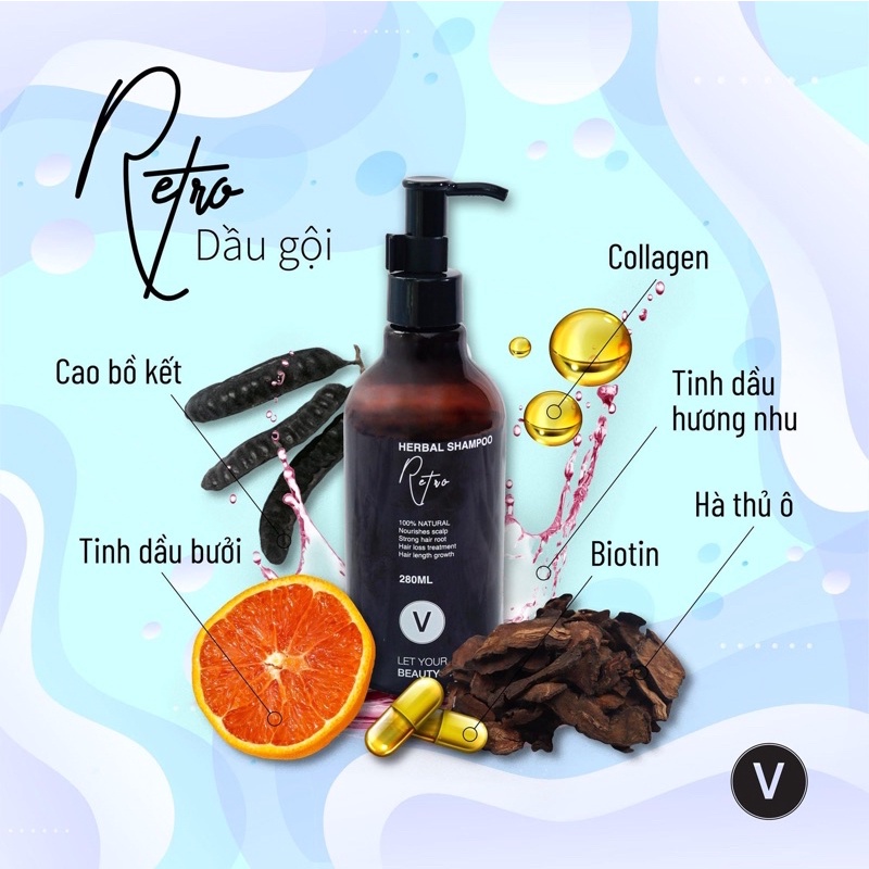 Dầu gội Retro mới