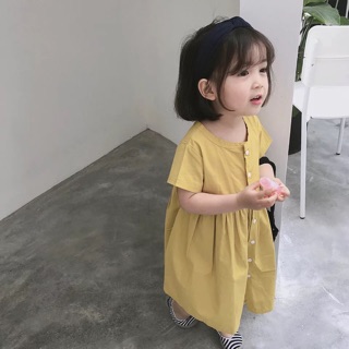 Váy babydoll cho bé gái từ 1-5 tuổi mùa hè