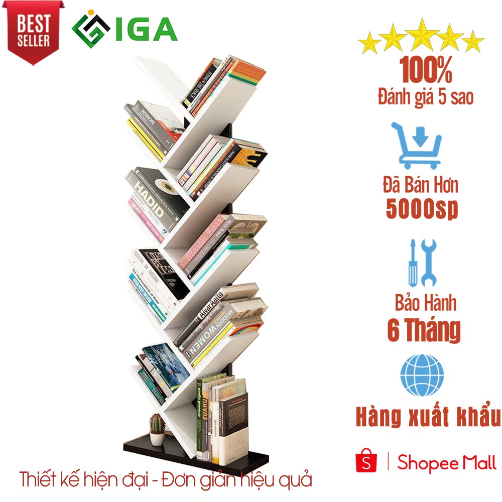 Kệ Sách Hình Cây 9 Tầng IGA - GP03