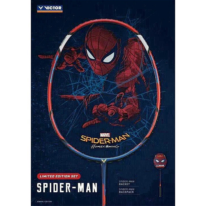 Vợt cầu lông Victor SPIDERMAN + dây và kẹp miễn phí