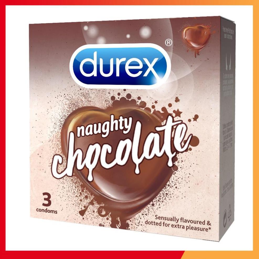 [SIÊU GIẢM GIÁ] Bộ 2 Bao cao su Durex Invisible (10 bao/hộp, size 52mm) + Tặng 1 hộp Durex Naughty Chocolate (3 bao/hộp)