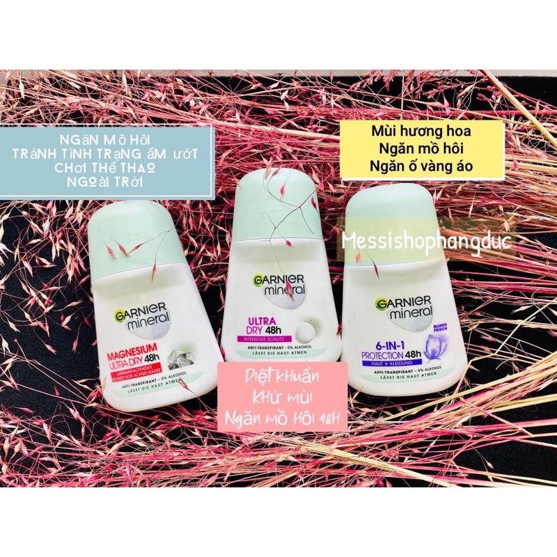 Garnier Mineral - LĂN KHỬ MÙI - Đức