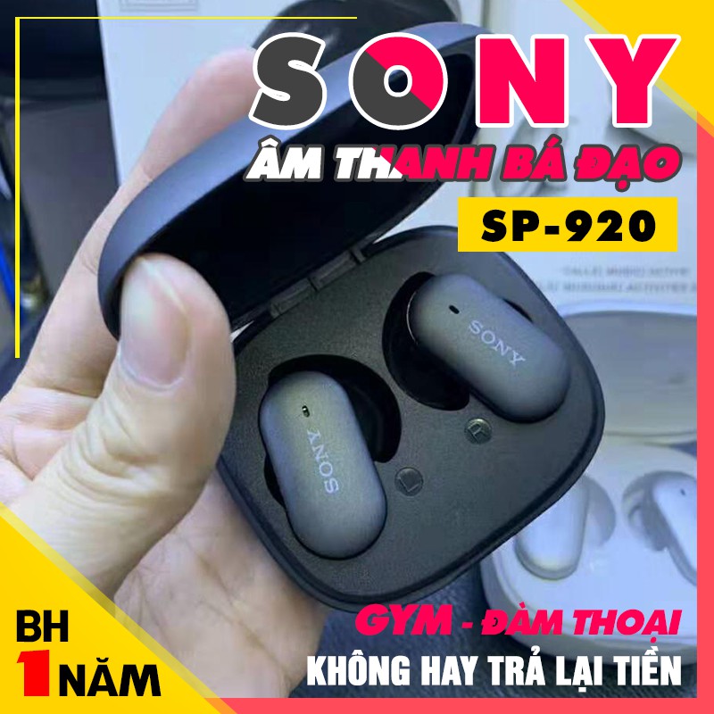 [SONY SP-920] Tai Nghe Sony SP-920 Chính Hãng, Âm Thanh Bá Đạo, Tai Nghe Bluetooth, Tai Nghe Không Dây