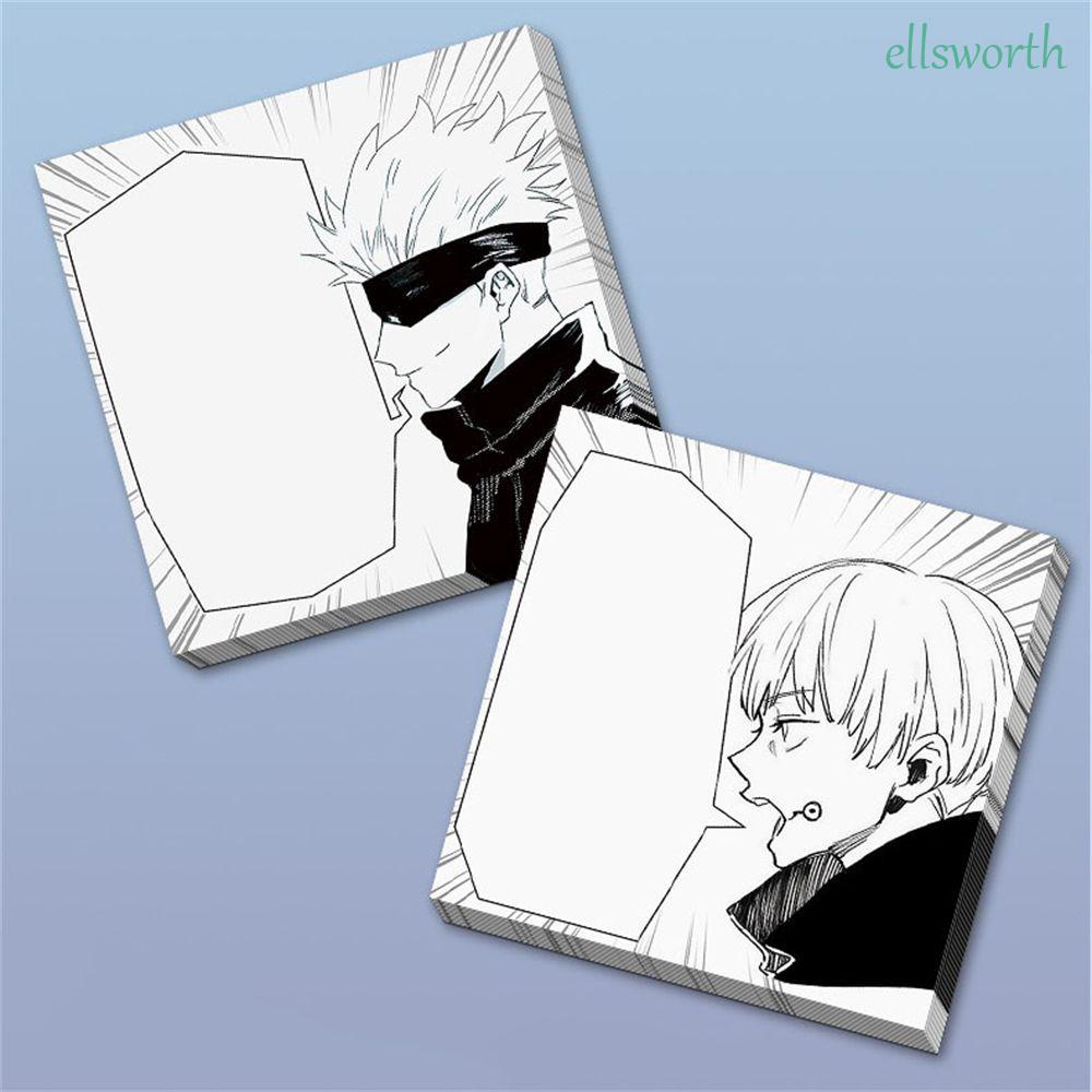 Giấy ghi chú in hình nhân vật hoạt hình Jujutsu Kaisen độc đáo