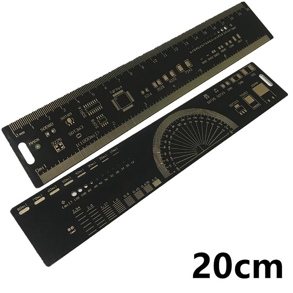 Thước thẳng chất liệu PCB - PCB Ruler